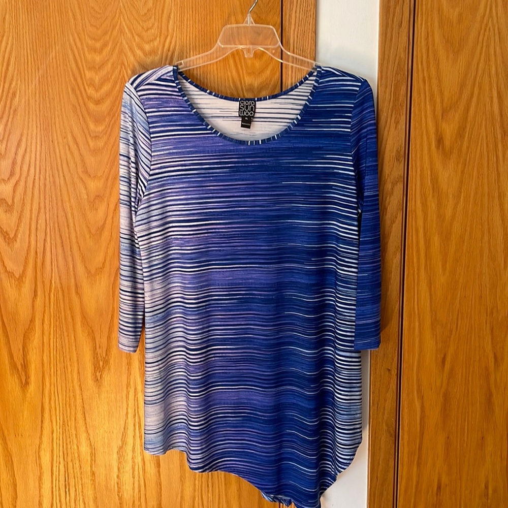 Asymmetrical, tunic top